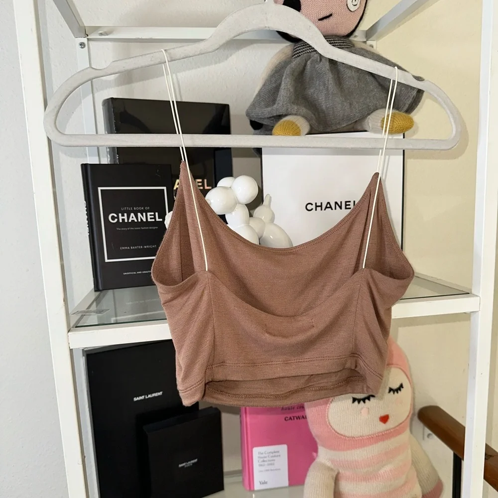 Joah brown cropped cami - Picture 7 of 7